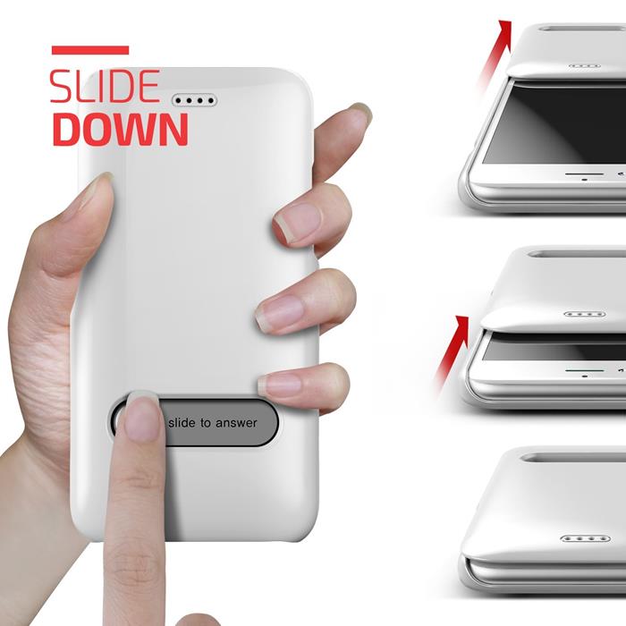 VERUS Verus Slim Slide Skal till Apple iPhone 6 / 6S - Vit