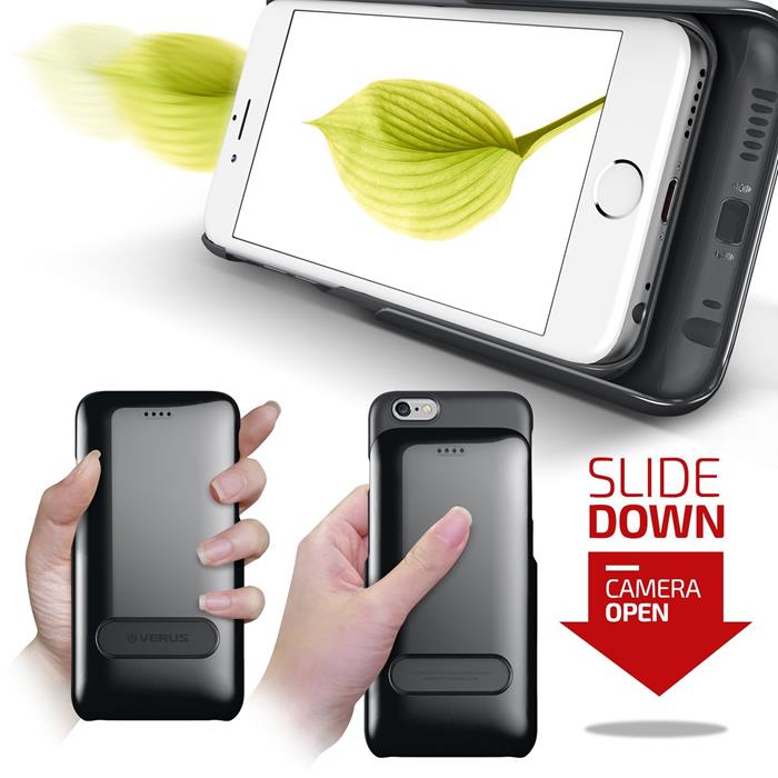 VERUS Verus Slim Slide Skal till Apple iPhone 6 / 6S - Svart