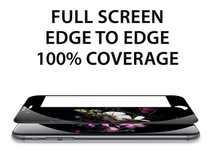 CoveredGear CoveredGear skärmskydd iPhone 6 Plus Svart - Täcker hela skärmen