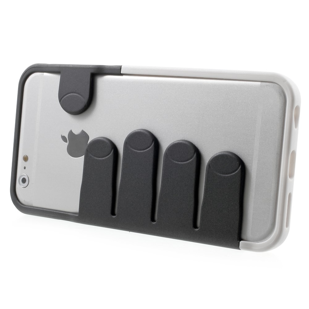 OEM Bumper skal till Apple iPhone 6 / 6S - Svart Fingrar