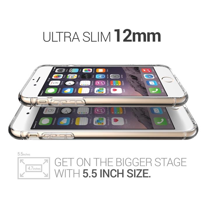 VERUS Verus Crystal Mixx skal till Apple iPhone 6(S) Plus - Clear