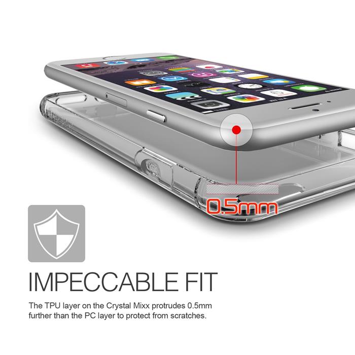 VERUS Verus Crystal Mixx skal till Apple iPhone 6(S) Plus - Clear