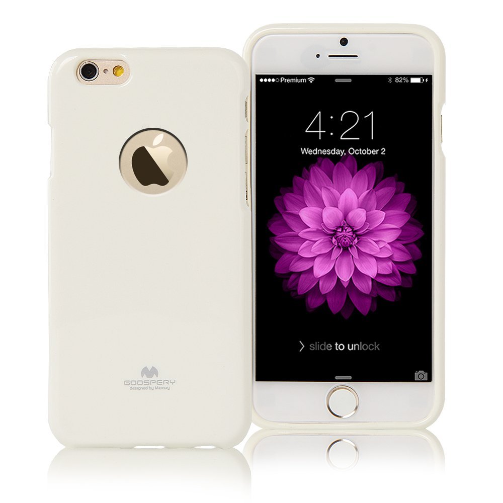 Mercury Mercury Flexicase Skal till Apple iPhone 6(S) Plus - Vit