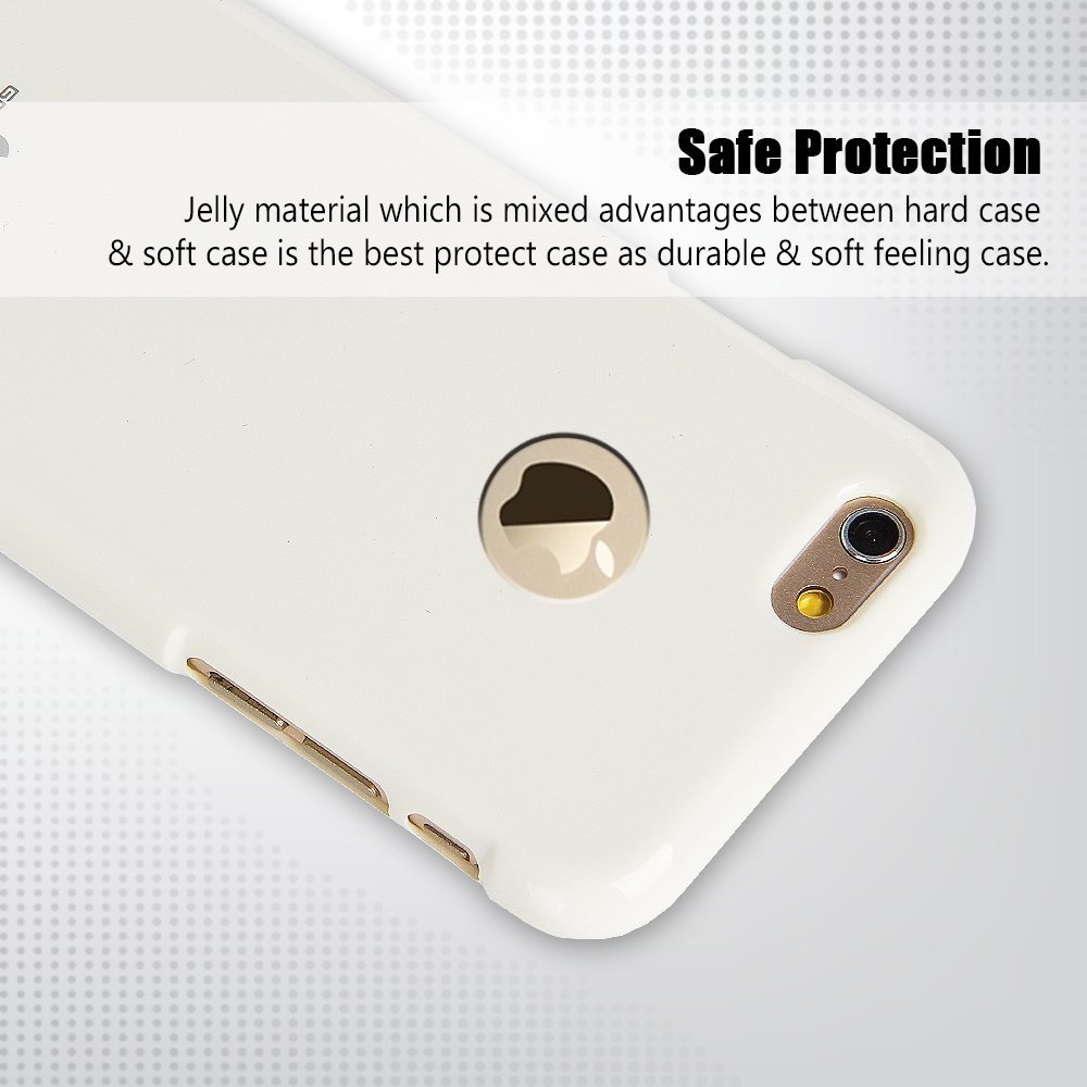 Mercury Mercury Flexicase Skal till Apple iPhone 6(S) Plus - Vit