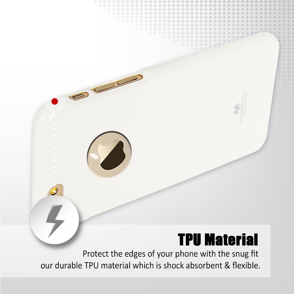 Mercury Mercury Flexicase Skal till Apple iPhone 6(S) Plus - Vit