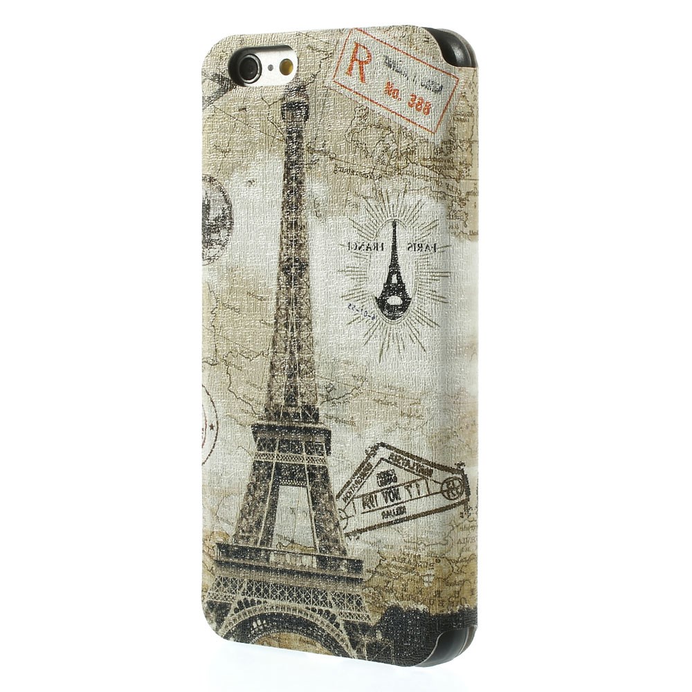 OEM MobilFodral med fönster till Apple iPhone 6 / 6S - EiffelTornet