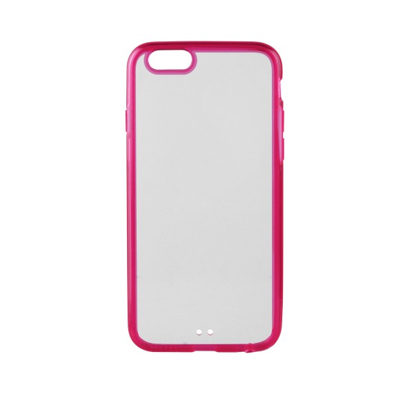 Xqisit Xqisit iPlate Odet Skal till iPhone 6 / 6S - Rosa/Transparent