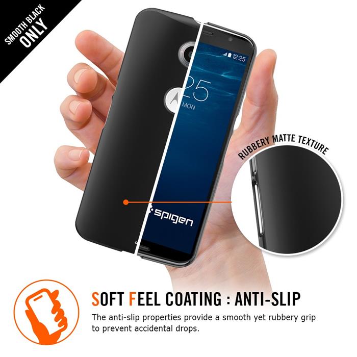 Spigen SPIGEN Thin Fit Skal till Google Nexus 6 (Clear)