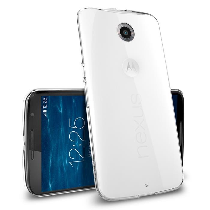 Spigen SPIGEN Thin Fit Skal till Google Nexus 6 (Clear)