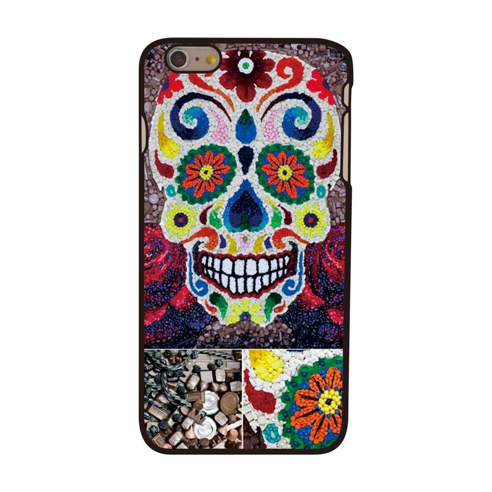 OEM BaksideSkal till Apple iPhone 6(S) Plus - Flowered Skull