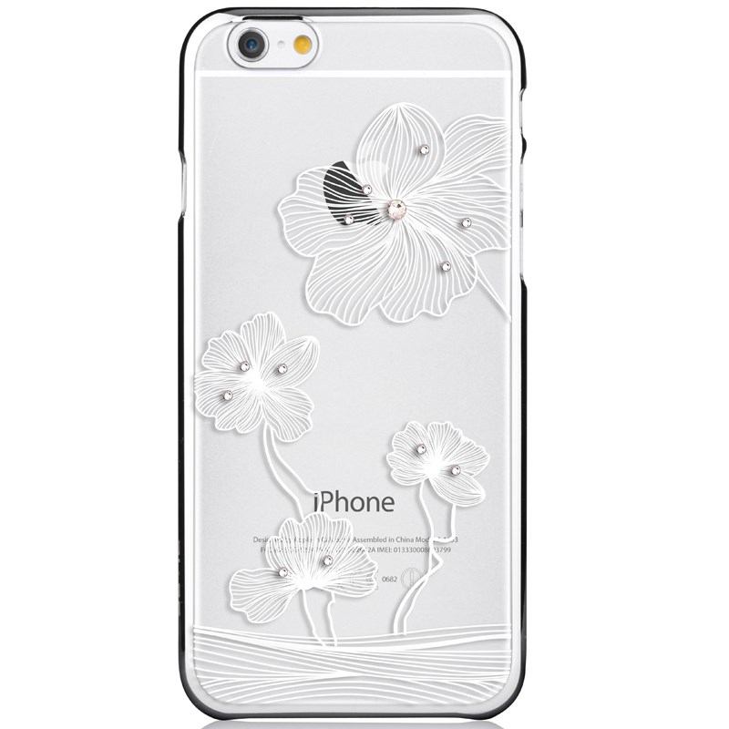 Comma Comma BaksideSkal till Apple iPhone 6 / 6S - Silver Blommor