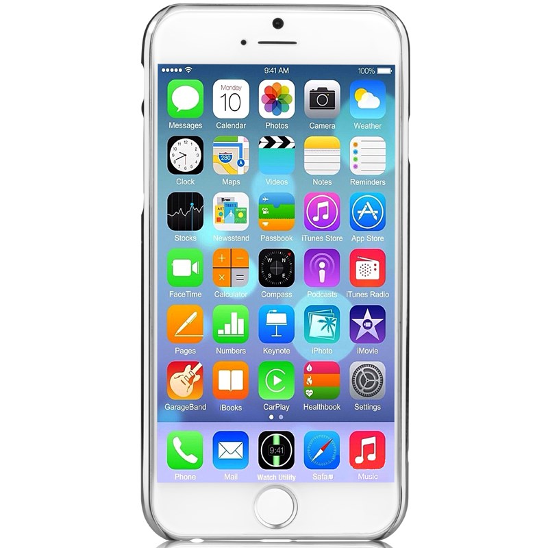 Comma Comma BaksideSkal till Apple iPhone 6 / 6S - Silver Blommor