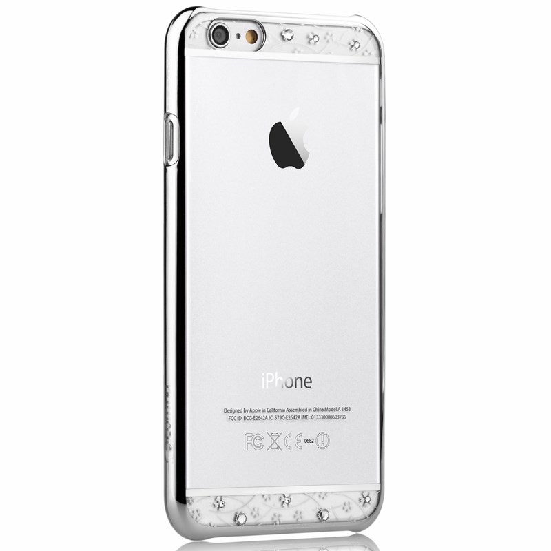 Comma Comma BaksideSkal till Apple iPhone 6 / 6S - Bling Silver