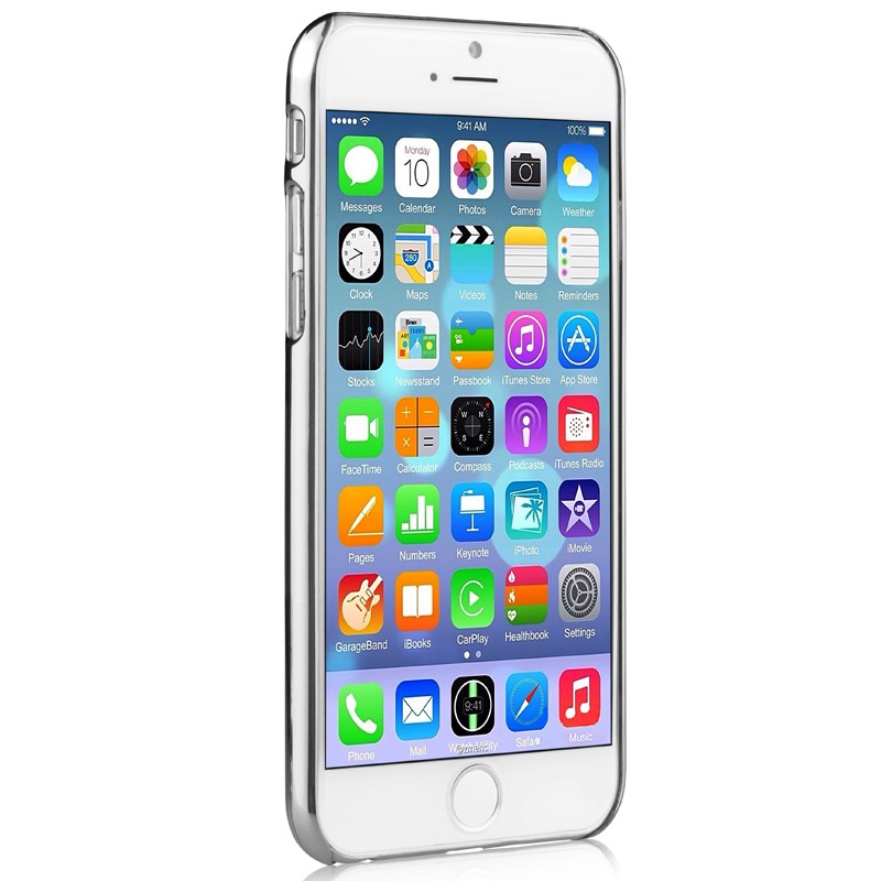 Comma Comma BaksideSkal till Apple iPhone 6 / 6S - Bling Silver
