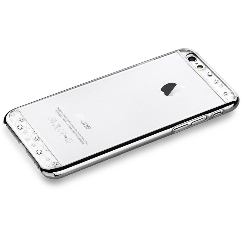 Comma Comma BaksideSkal till Apple iPhone 6 / 6S - Bling Silver