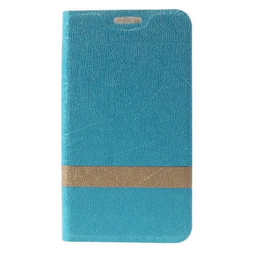 OEM Lines Textured fodral till Samsung Galaxy Ace 4 - Ljus Blå