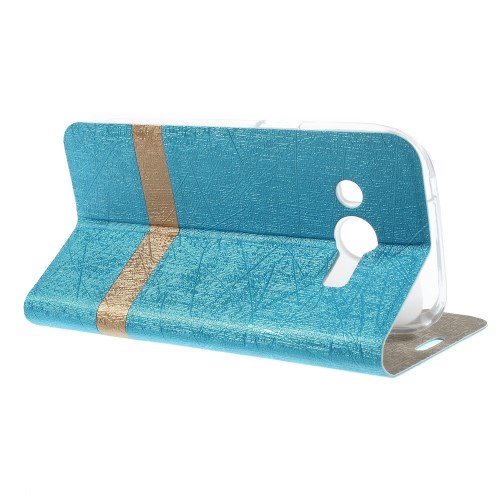 OEM Lines Textured fodral till Samsung Galaxy Ace 4 - Ljus Blå