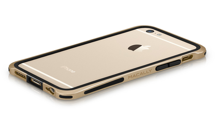 Macally Macally Protective Frame till iPhone 6 / 6S - Champagne