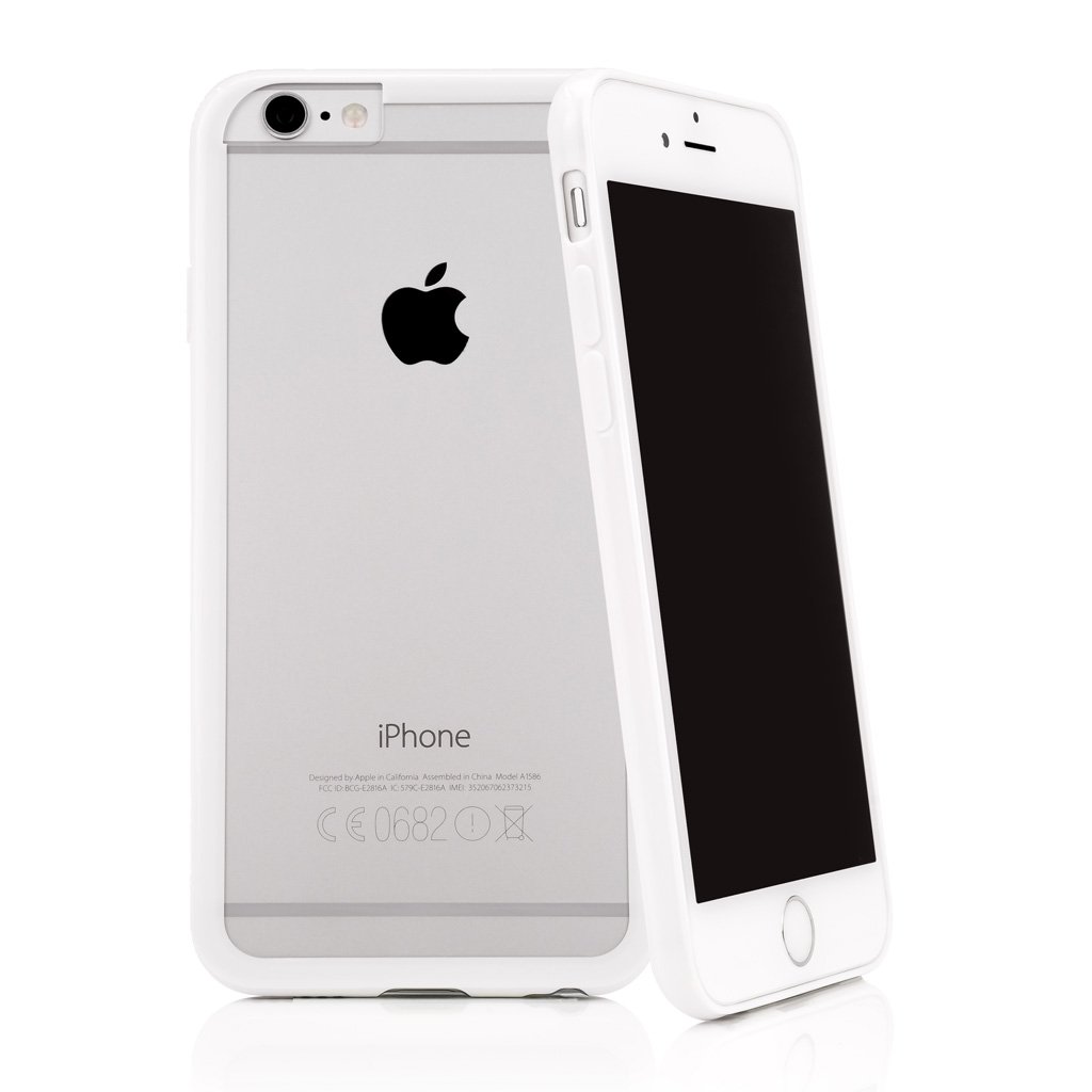 Caseual CASEual Outline Skal till iPhone 6 / 6S - Vit/Transparent