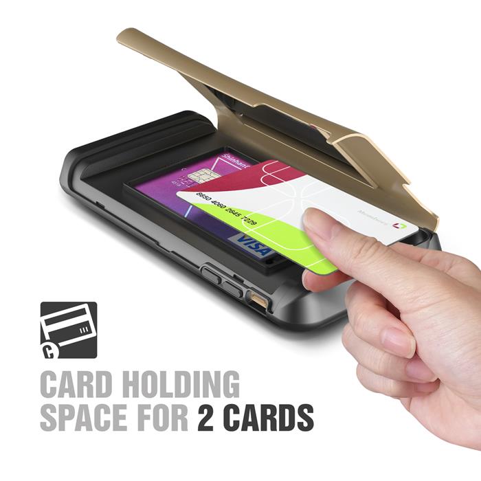 VERUS Verus Damda Veil skal med spegel till Apple iPhone 6(S) Plus (Gold)