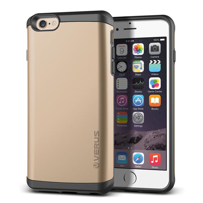 VERUS Verus Damda Veil skal med spegel till Apple iPhone 6(S) Plus (Gold)