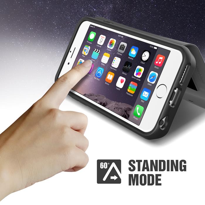 VERUS Verus Damda Veil skal med spegel till Apple iPhone 6(S) Plus (Grå)