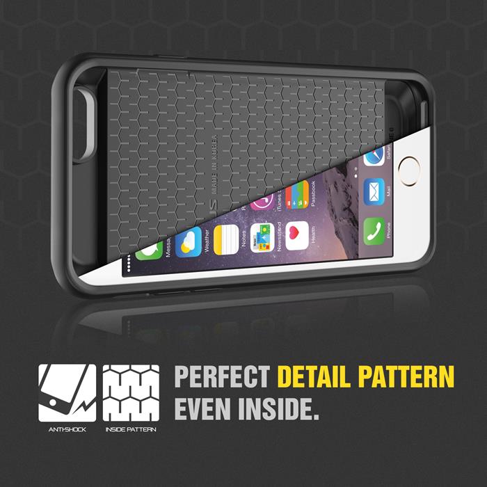 VERUS Verus Damda Veil skal med spegel till iPhone 6 / 6S - Magenta