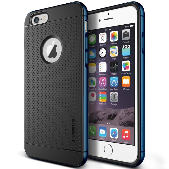 VERUS Verus Iron Shield Aluminum Metal Frame Skal till Apple iPhone 6(S) Plus (Blå)