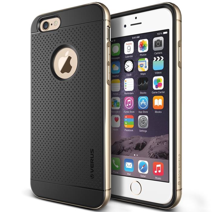 VERUS Verus Iron Shield Aluminum Metal Frame Skal till Apple iPhone 6(S) Plus (Gold)