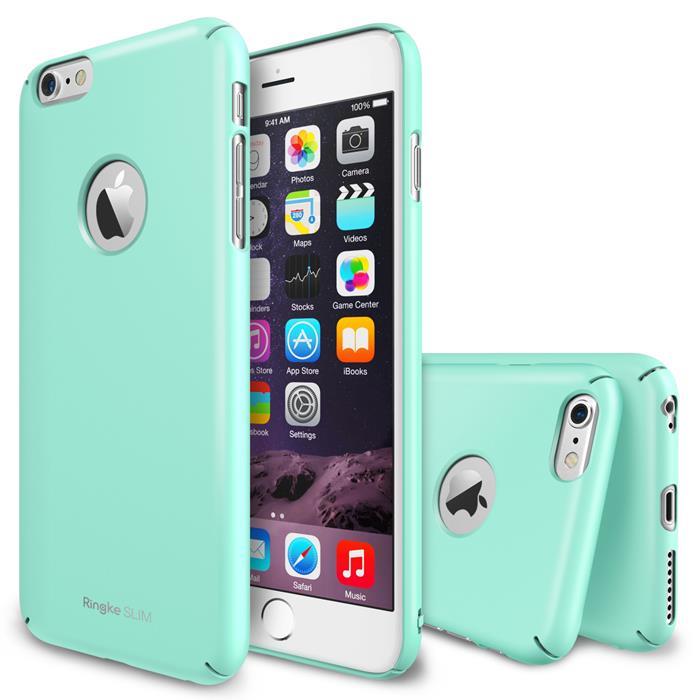 Rearth Ringke Logo-Cut Slim Dual Coated Skal till Apple iPhone 6(S) Plus - Mint