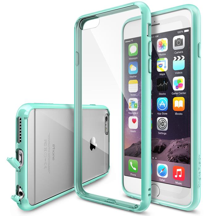Rearth Ringke Fusion Shock Absorption Skal till Apple iPhone 6(S) Plus (Mint)