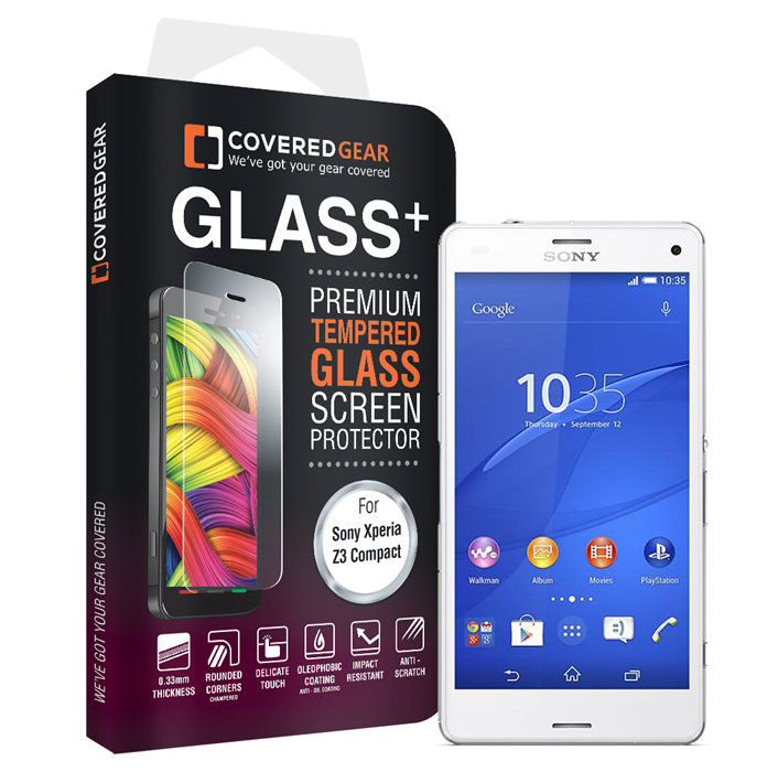 CoveredGear CoveredGear Härdat Glas Skärmskydd till Sony Xperia Z3 Compact
