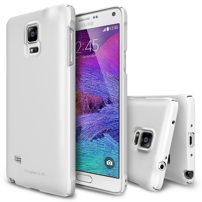 Rearth Ringke Slim Dual Coated Skal till Samsung Galaxy Note 4 - Vit