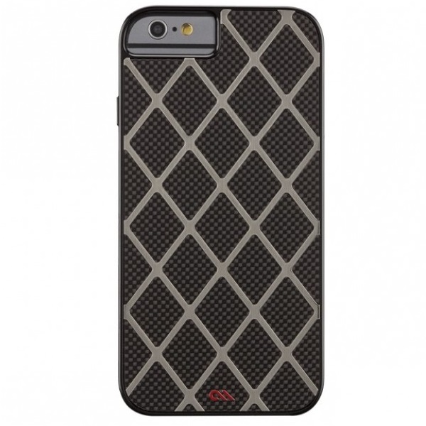 Case-Mate Case-Mate Carbon Alloy Skal till iPhone 6 / 6S - Svart