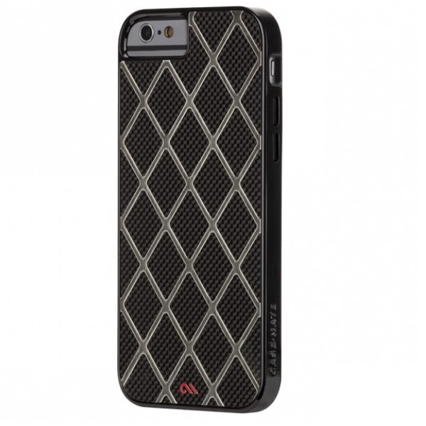 Case-Mate Case-Mate Carbon Alloy Skal till iPhone 6 / 6S - Svart