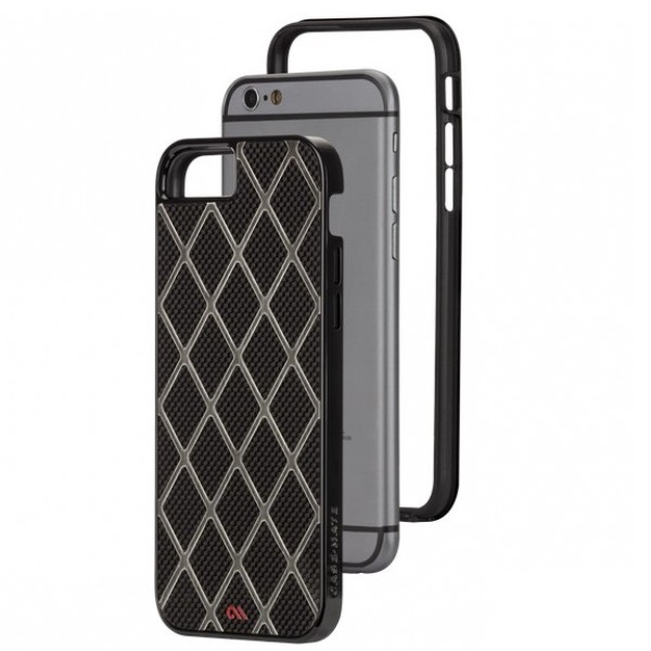 Case-Mate Case-Mate Carbon Alloy Skal till iPhone 6 / 6S - Svart