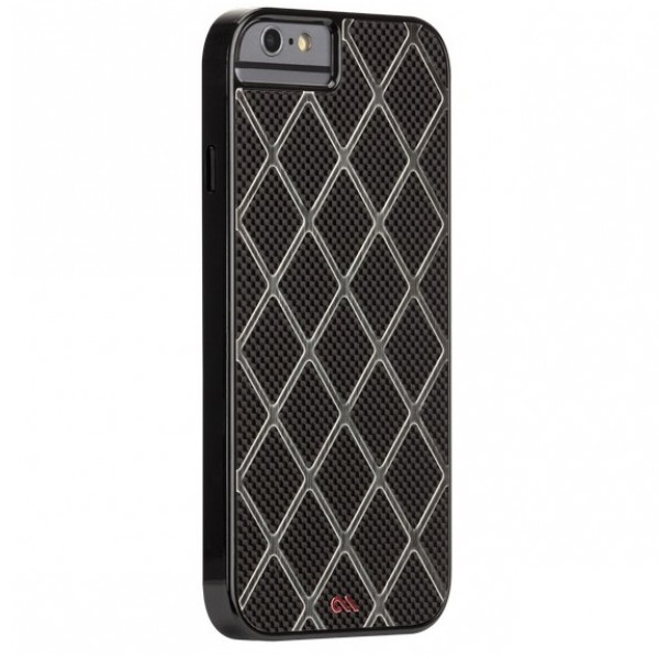 Case-Mate Case-Mate Carbon Alloy Skal till iPhone 6 / 6S - Svart