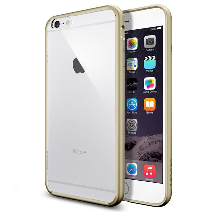 Spigen SPIGEN Ultra Hybrid skal till Apple iPhone 6(S) Plus (Gold)