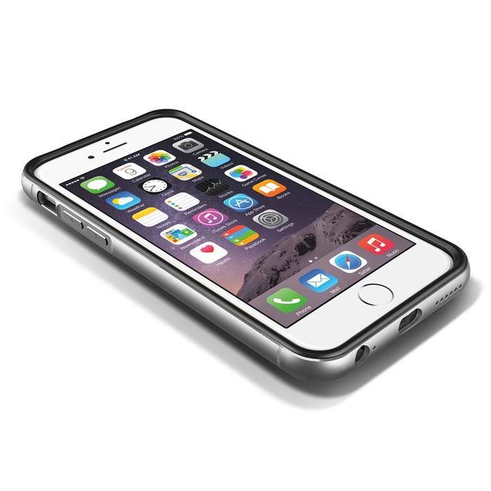 VERUS Verus Iron Bumper Skal till Apple iPhone 6(S) Plus (Silver - Svart)