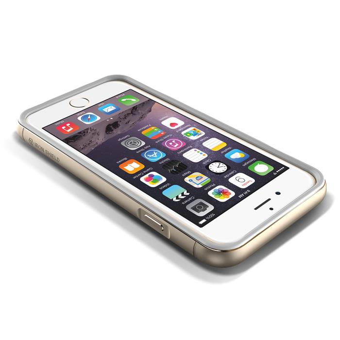 VERUS Verus Iron Bumper Skal till Apple iPhone 6(S) Plus (Gold - Vit)