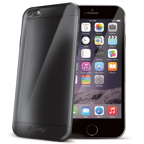 Celly Celly Gelskin till Apple iPhone 6(S) Plus - Tonad Svart