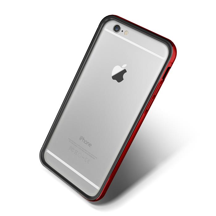VERUS Verus Iron Bumper Skal till Apple iPhone 6(S) Plus (Röd - Svart)