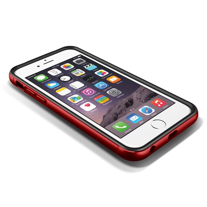 VERUS Verus Iron Bumper Skal till Apple iPhone 6(S) Plus (Röd - Svart)