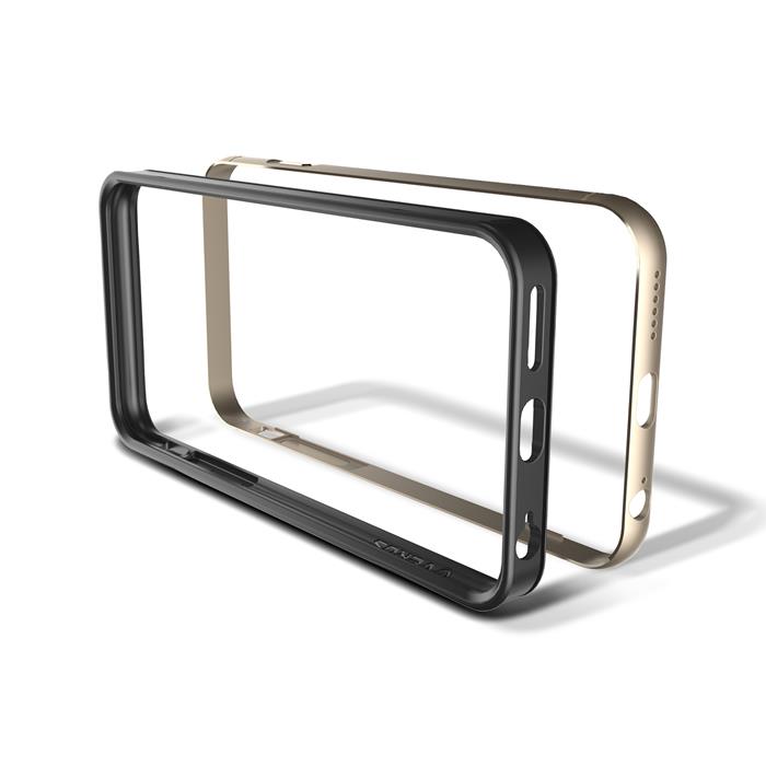 VERUS Verus Iron Bumper Skal till Apple iPhone 6(S) Plus (Svart - Gold)
