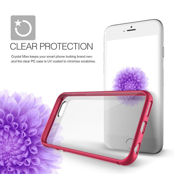 VERUS Verus Mixx Shock Absorption Skal till Apple iPhone 6 / 6S (Magenta)