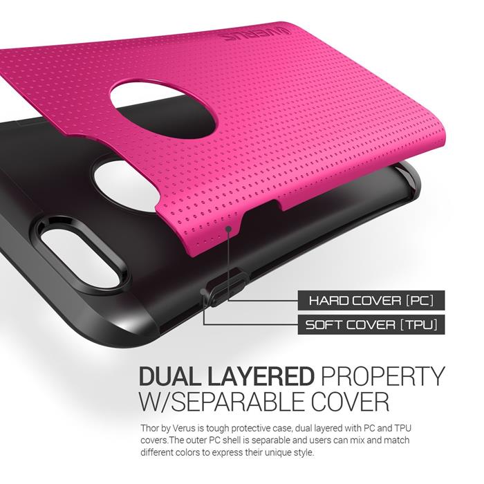 VERUS Verus Thor Heavy Drop Skal till Apple iPhone 6(S) Plus (Magenta)