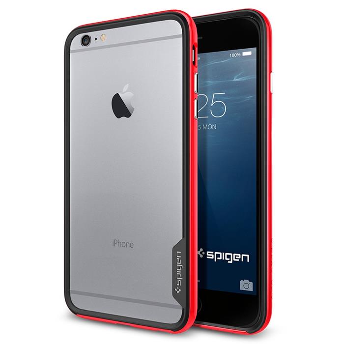 Spigen SPIGEN Neo Hybrid EX Bumper Skal till Apple iPhone 6(S) Plus (Röd)