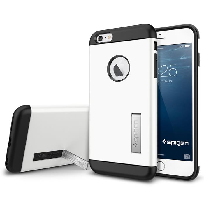 Spigen SPIGEN Slim Armor Skal till Apple iPhone 6(S) Plus (Vit)