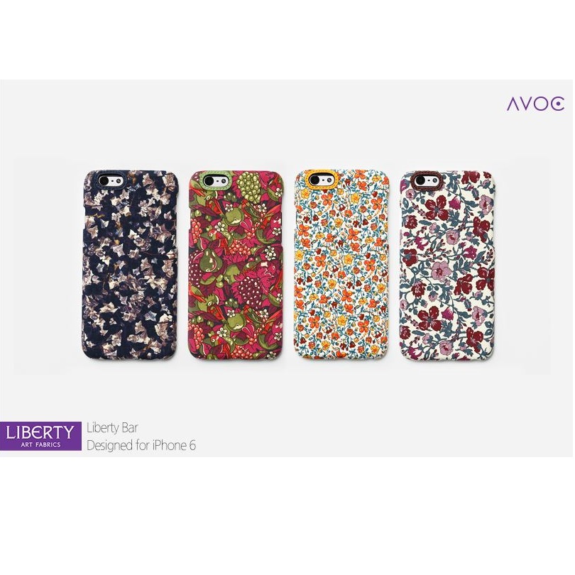 AVOC Avoc Liberty Art Fabric Baksideskal till Apple iPhone 6 / 6S - Navy