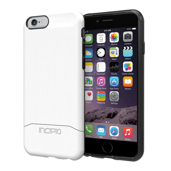 Incipio Incipio Edge Shine Brushed Skal till iPhone 6 - Vit